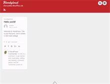 Tablet Screenshot of bloodyloud.com